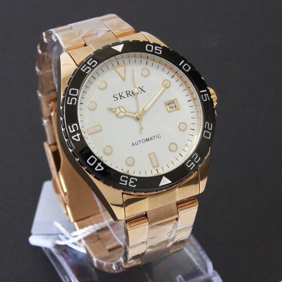 Men's Diver Style Watch Rotating Bezel Automatic 42mm - Picture 1 of 13